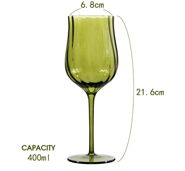 4/2/1 Piece/s French Medieval Red Wine Glass