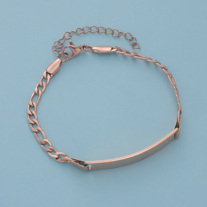 Stainless Steel Engravable Children's Bracelet