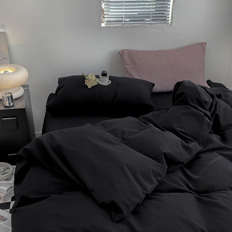 Cotton Dyed Washed Cotton Bedding Set