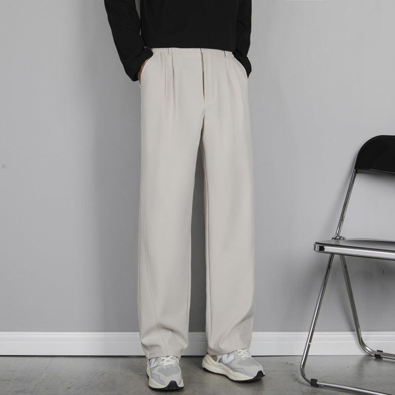 High street black casual pants