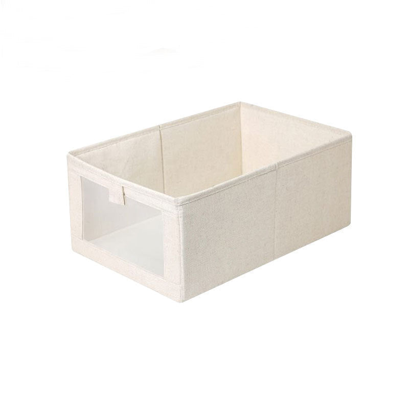 Visible foldable storage box