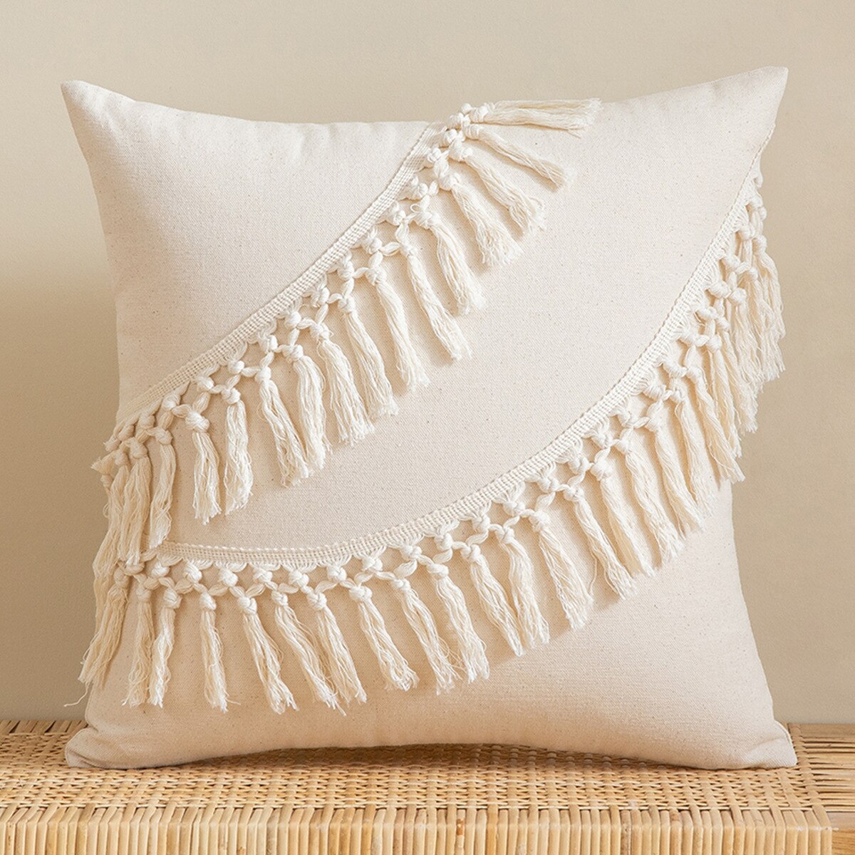Tassels Cushion Cover