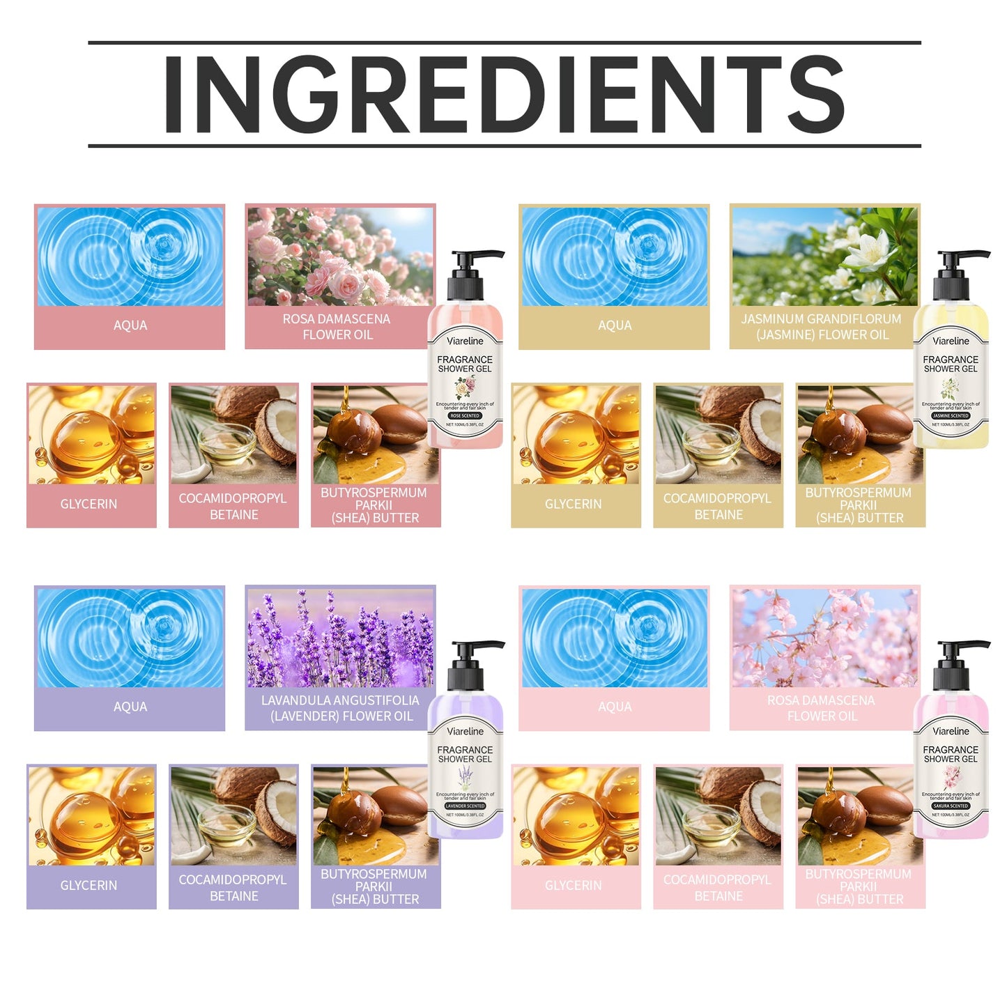 Viaeline Fragrant Body Wash