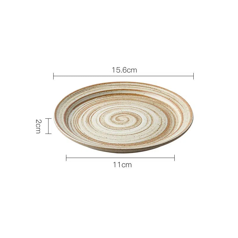 Coarse pottery coffee cup