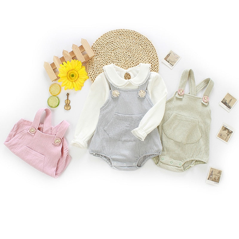 Spring Baby Girl Rompers