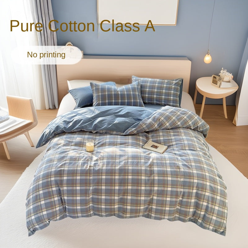 Cotton Dyed Washed Cotton Bedding Set