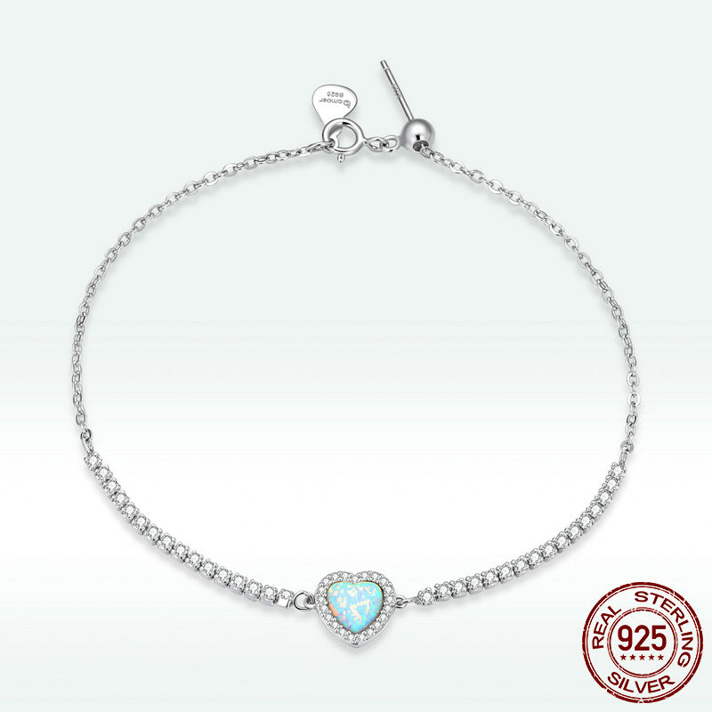 s925 Love bracelet heart-shaped bracelet