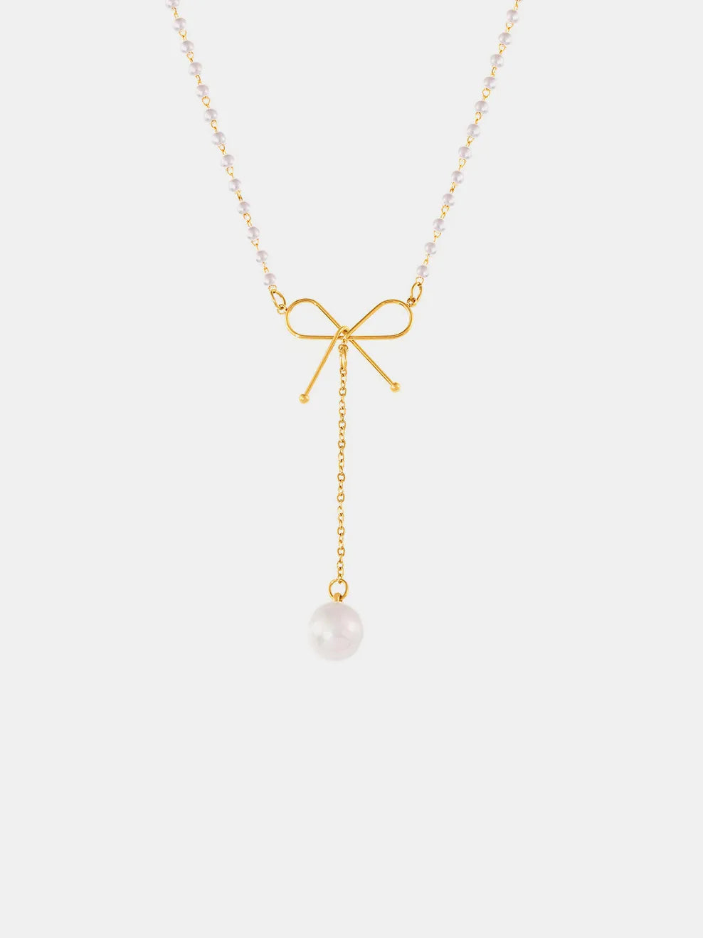 Light style temperament stainless steel necklace