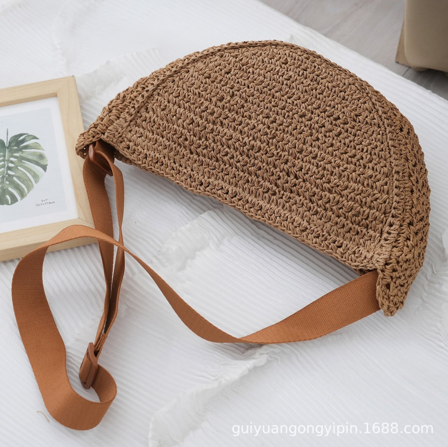 Woven Dumpling Bag