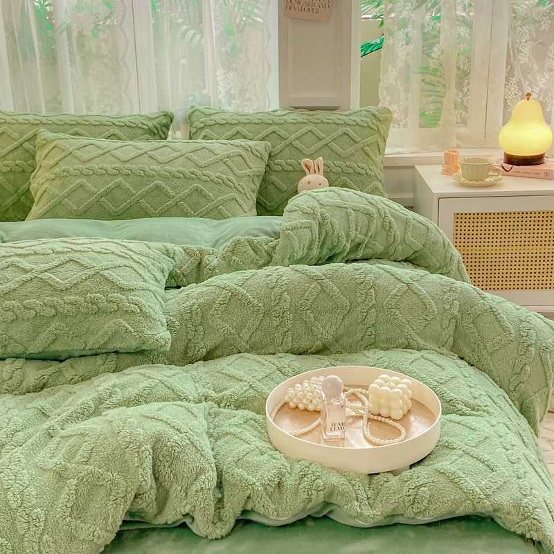 Winter Flannel 4-Piece Bedding Set