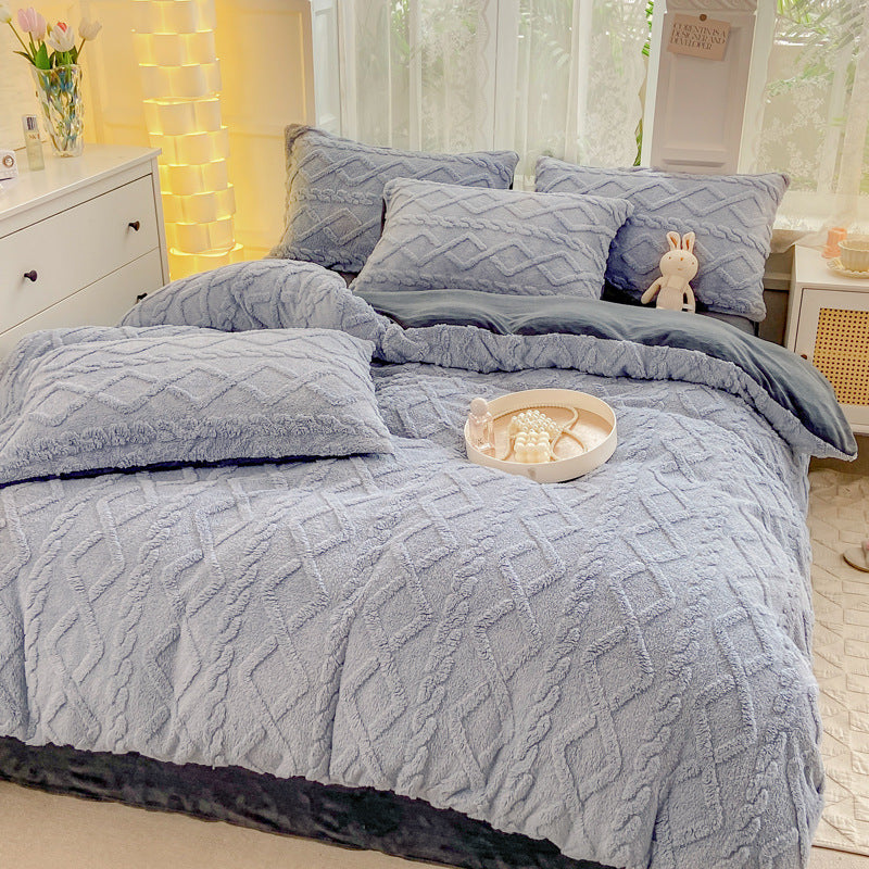 Winter Flannel 4-Piece Bedding Set