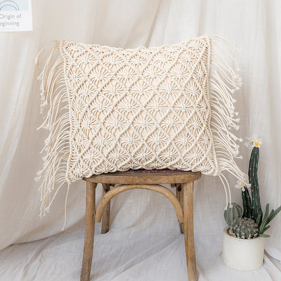 Nordic Cushion Cover with Tassel