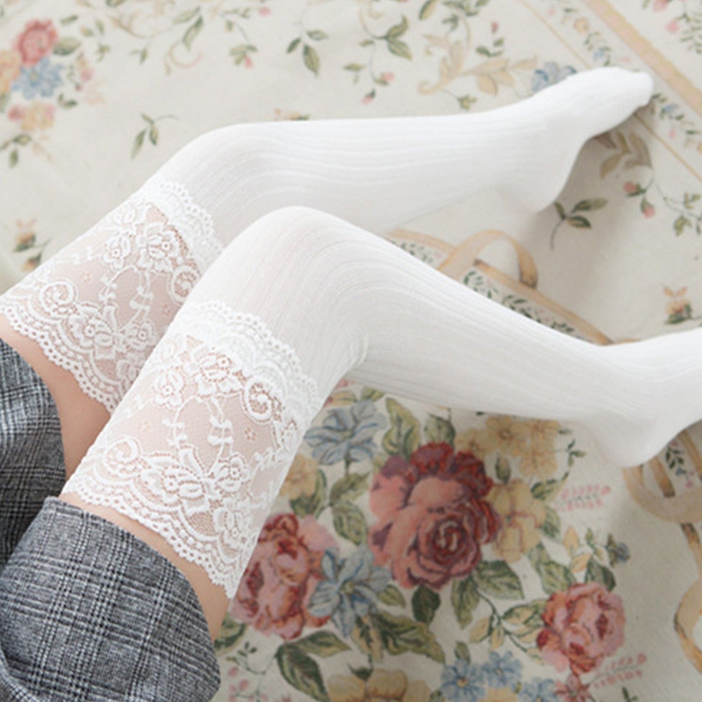 Lace Knee Socks