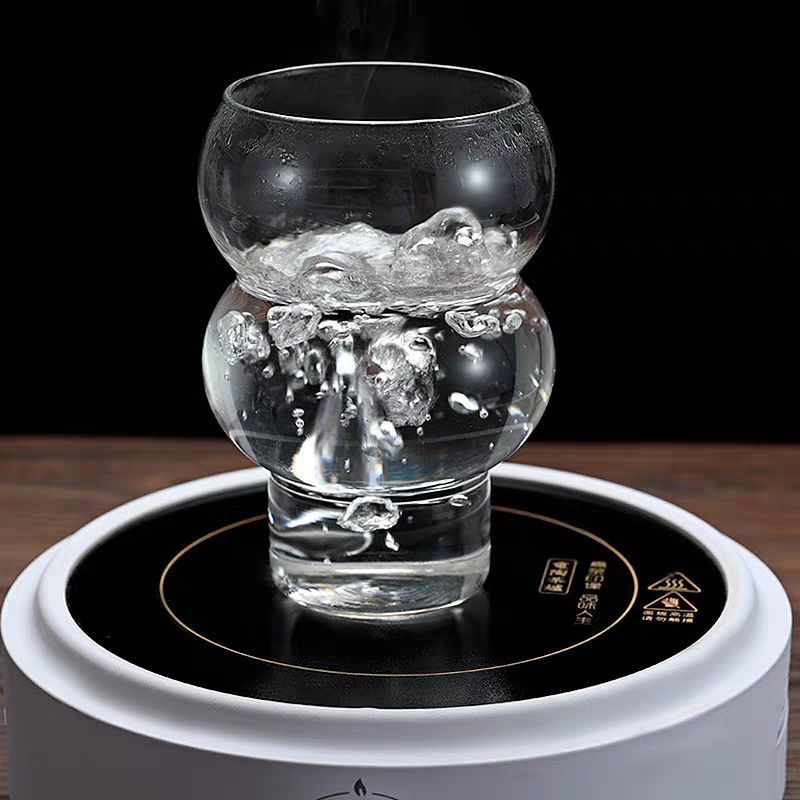 Gourd Shaped High Borosilicate Glass Cup