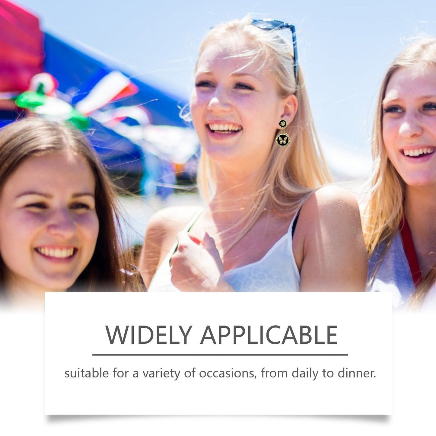 Hoexe Vintage Butterfly Earrings