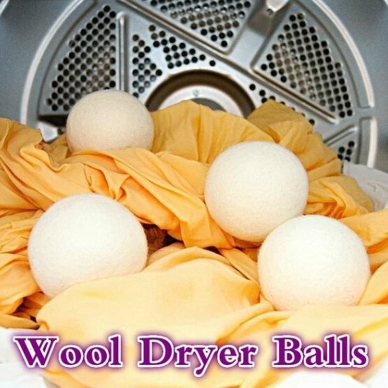 6 Piece Wool Felt Balls