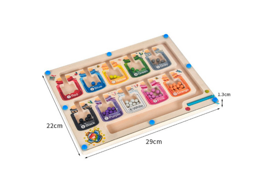 Wooden Magnetic Pen Counting Board