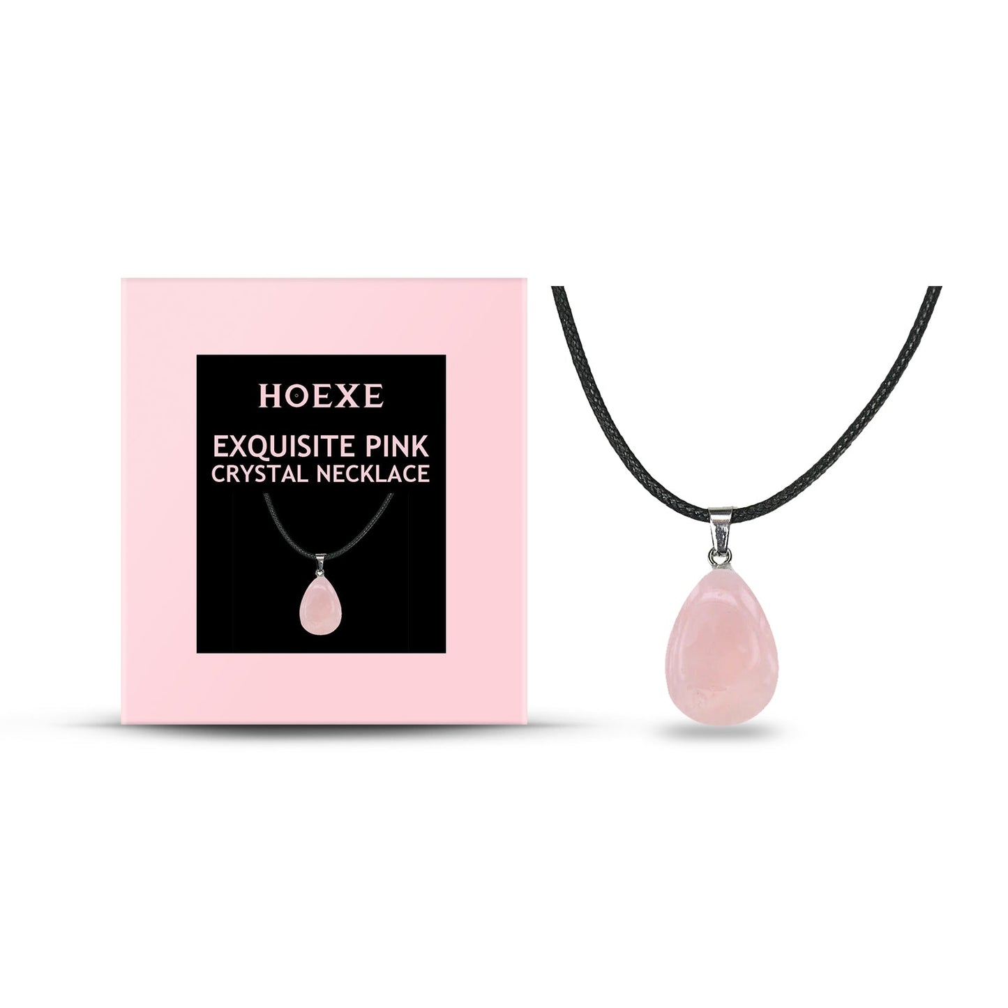 Hoexe Exquisite Powder Crystal Necklace