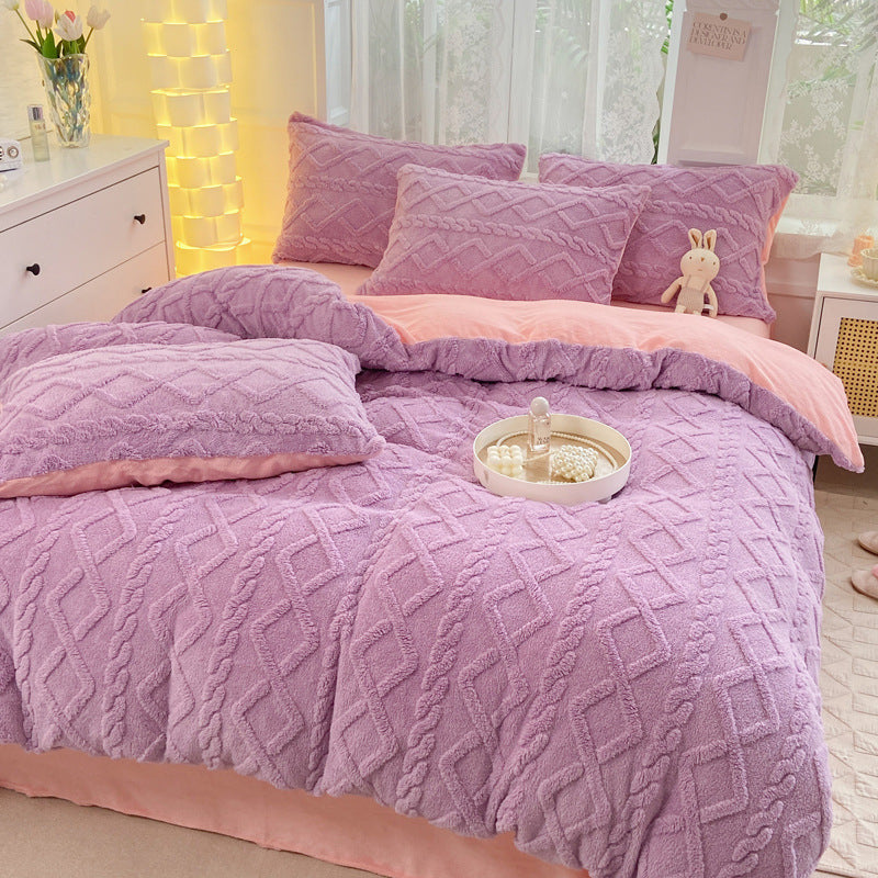 Winter Flannel 4-Piece Bedding Set