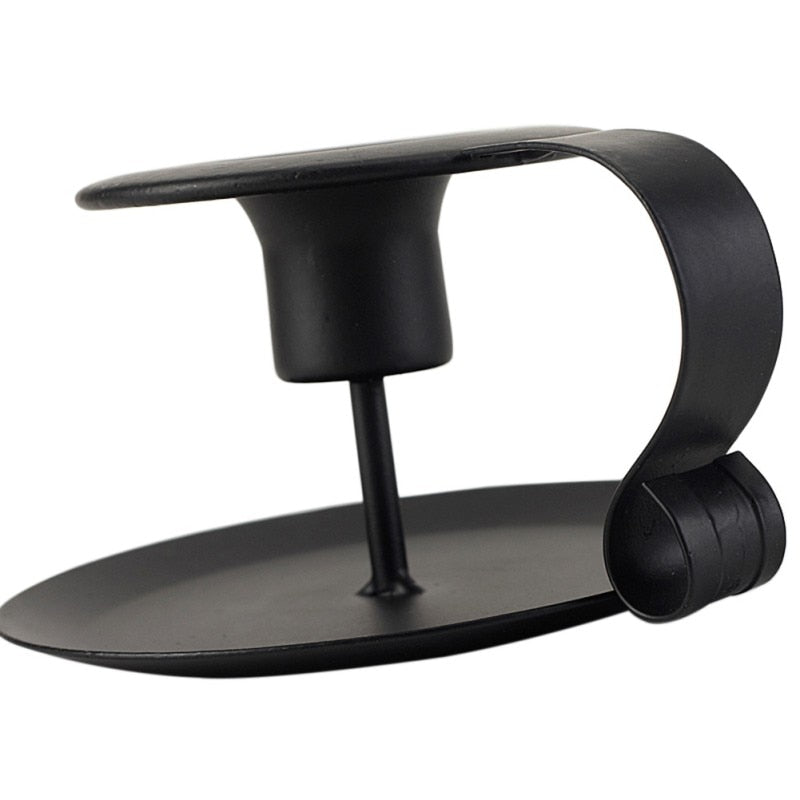 Retro Iron Candlestick Stand