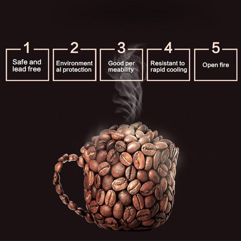 Transparent Drinkware Coffee Cups