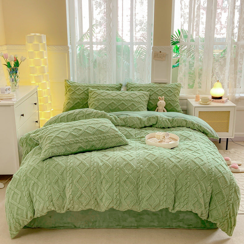 Winter Flannel 4-Piece Bedding Set