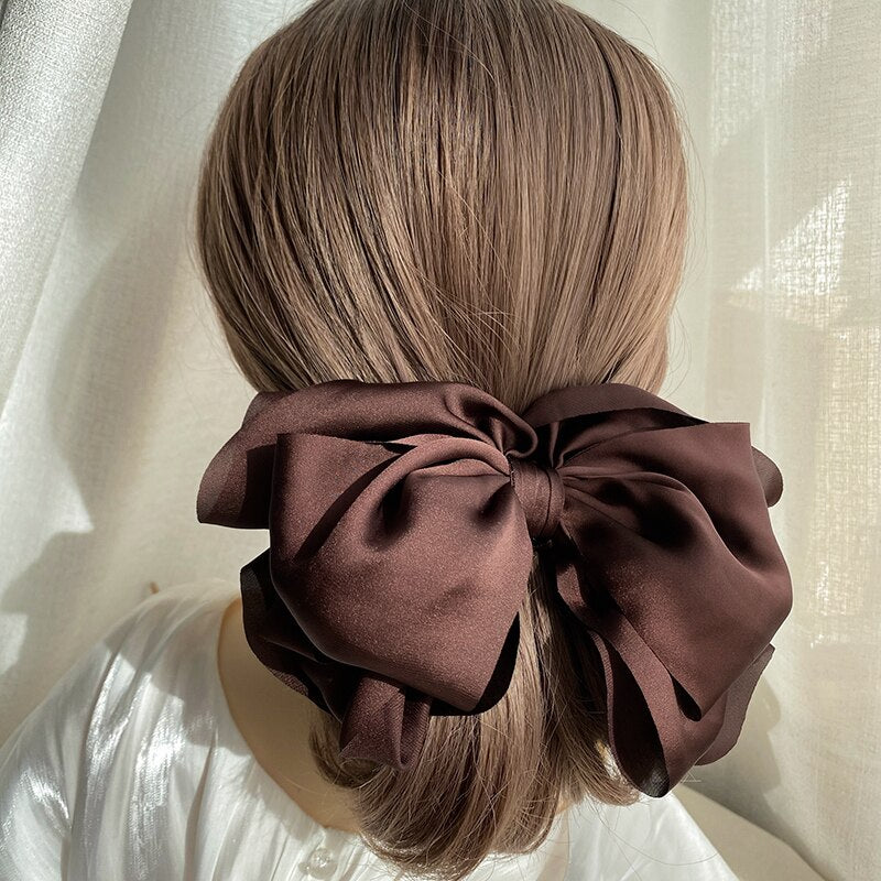 Velvet Bowknot Hair Clip