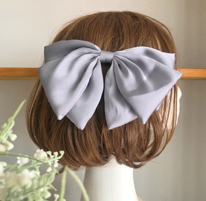 Velvet Bowknot Hair Clip