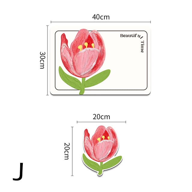 2pcs/set Nappa Leather Waterproof Oil-proof Table Mat