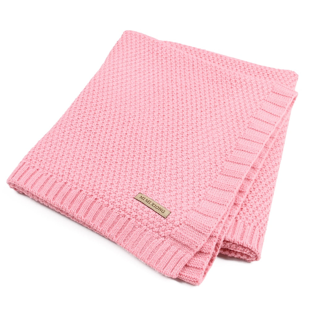 Knitted Swaddle Wrap Blanket