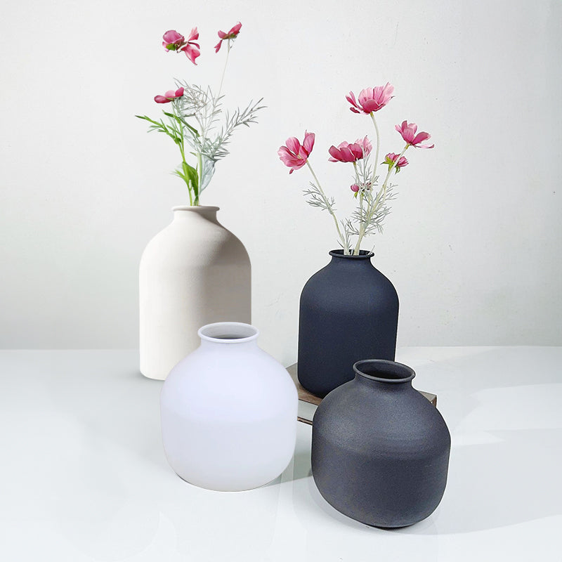 Matte Metal Vase