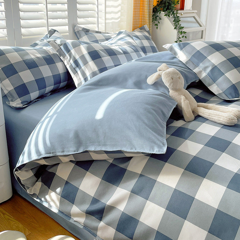 Minimalist Pure Water-Washed Cotton Bedding Set