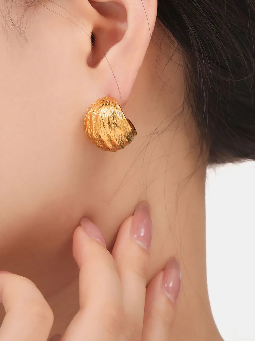 Titanium Steel Geometric Shape Earrings