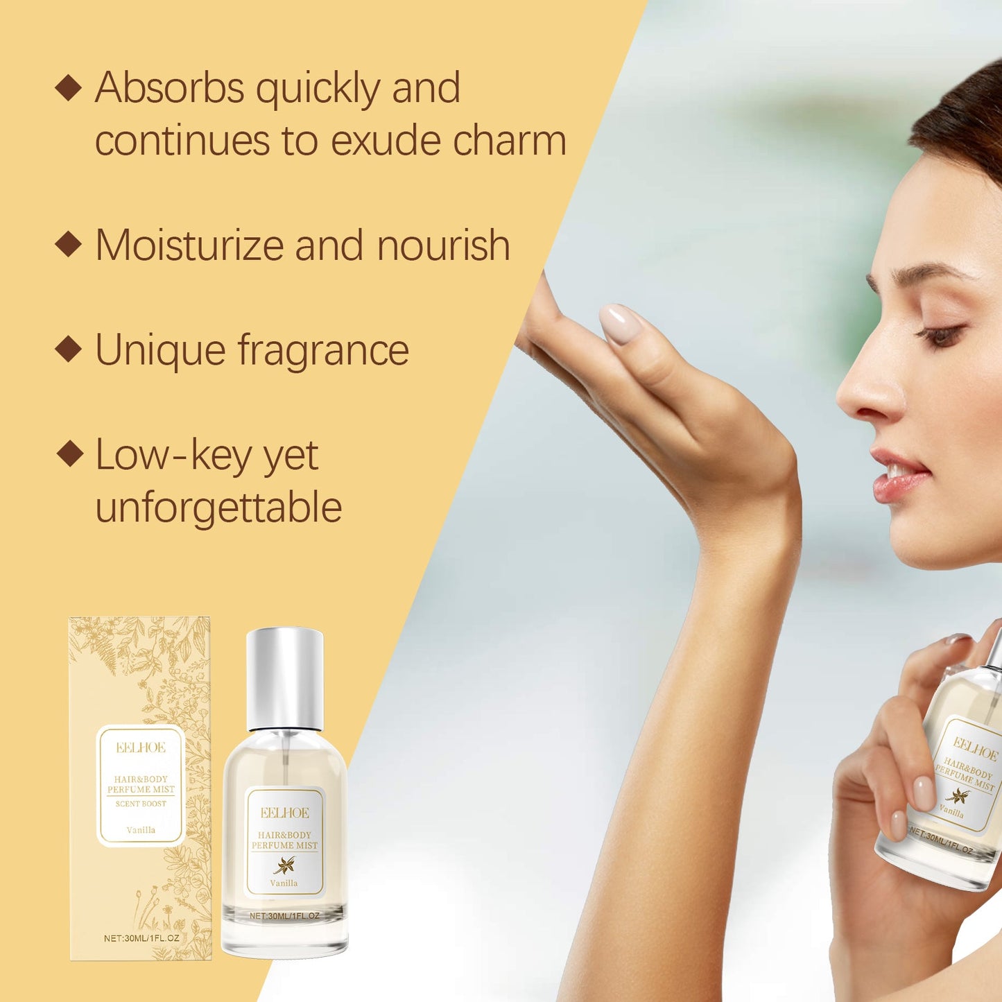 Vanilla Body Hair Perfume