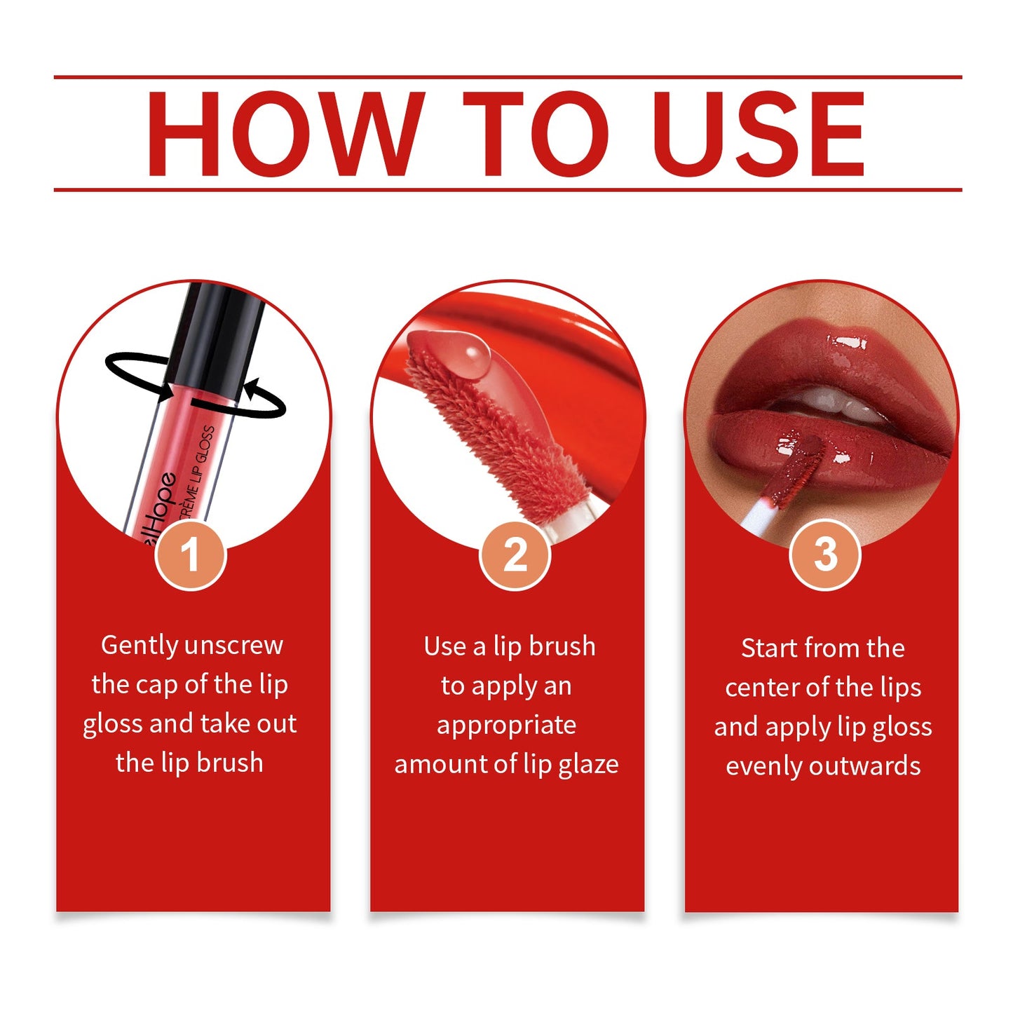 Long-Lasting Lipstick Glaze