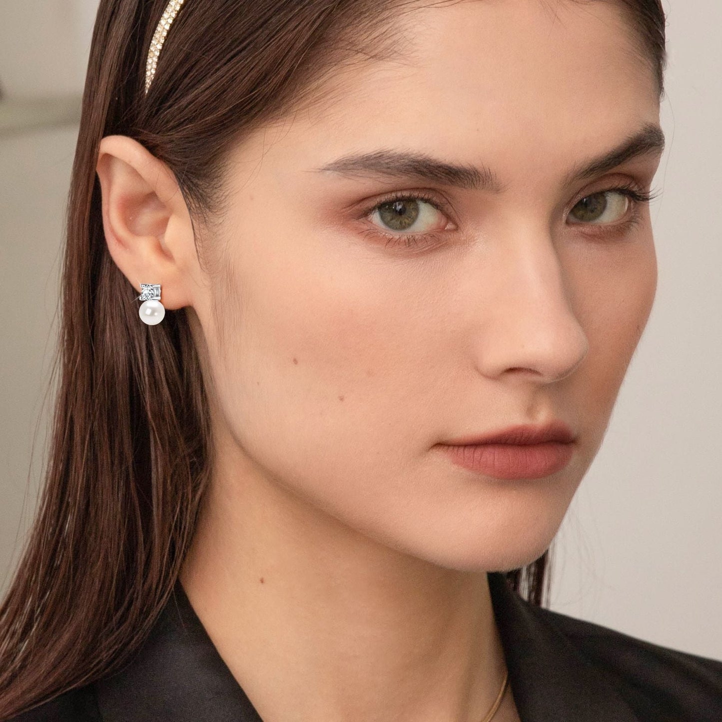 Pearl s925 silver earrings