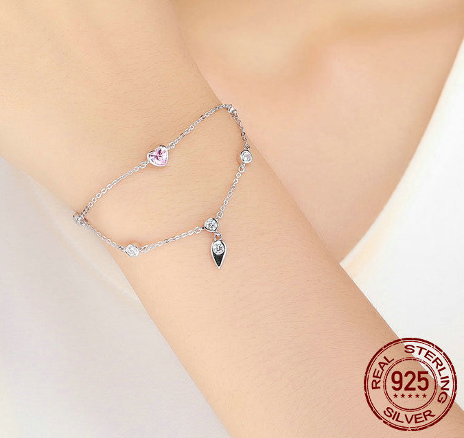 Sweetheart 925 Silver Bracelet