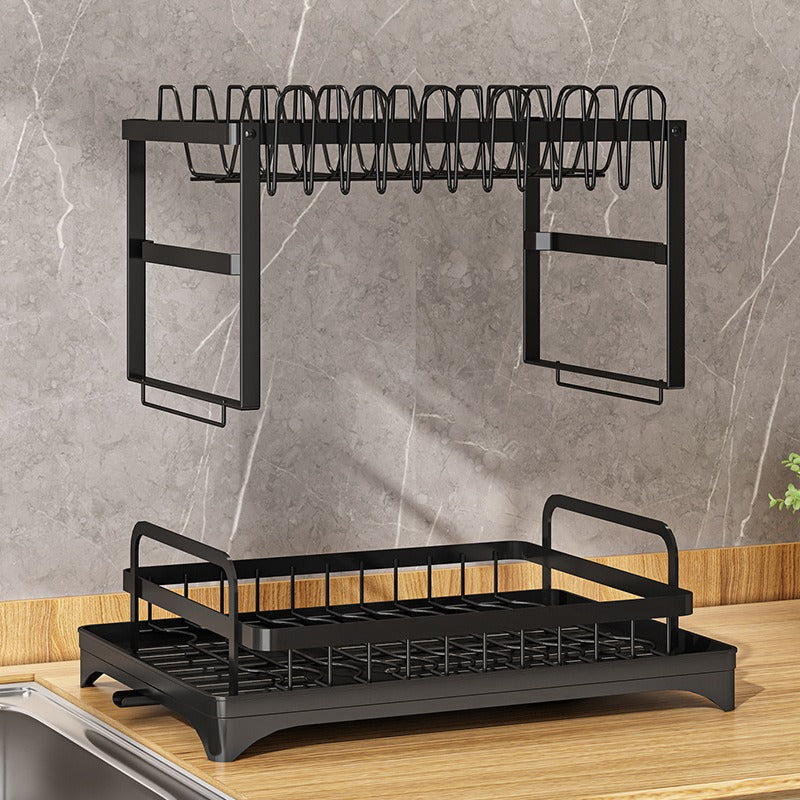 Kitchen drainage dish rack