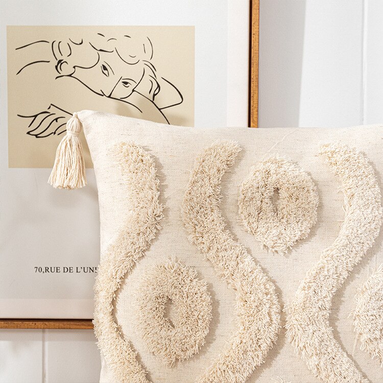 Tassels Cushion Cover