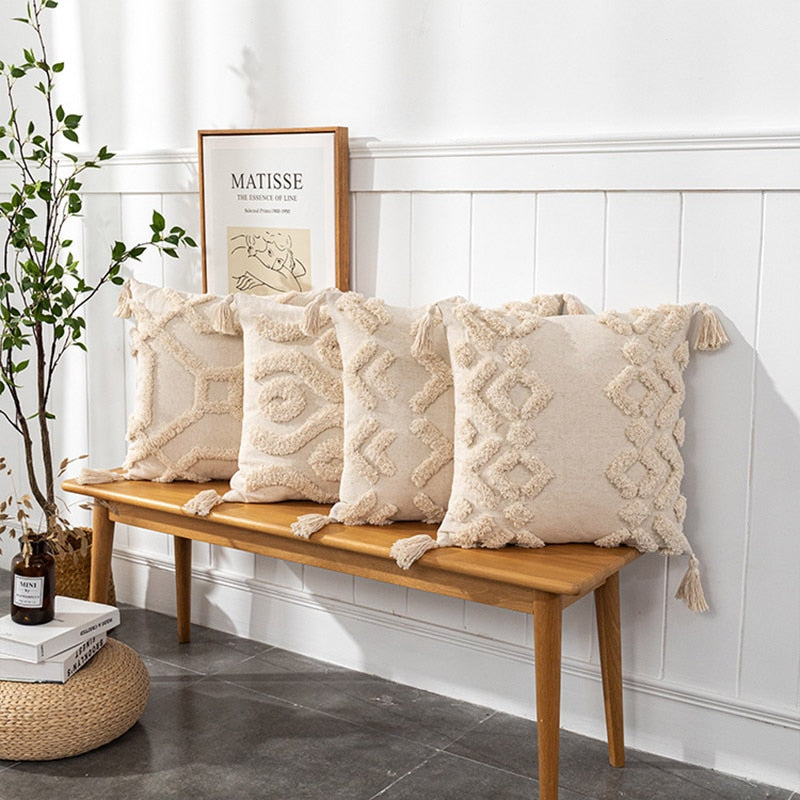 Tassels Cushion Cover
