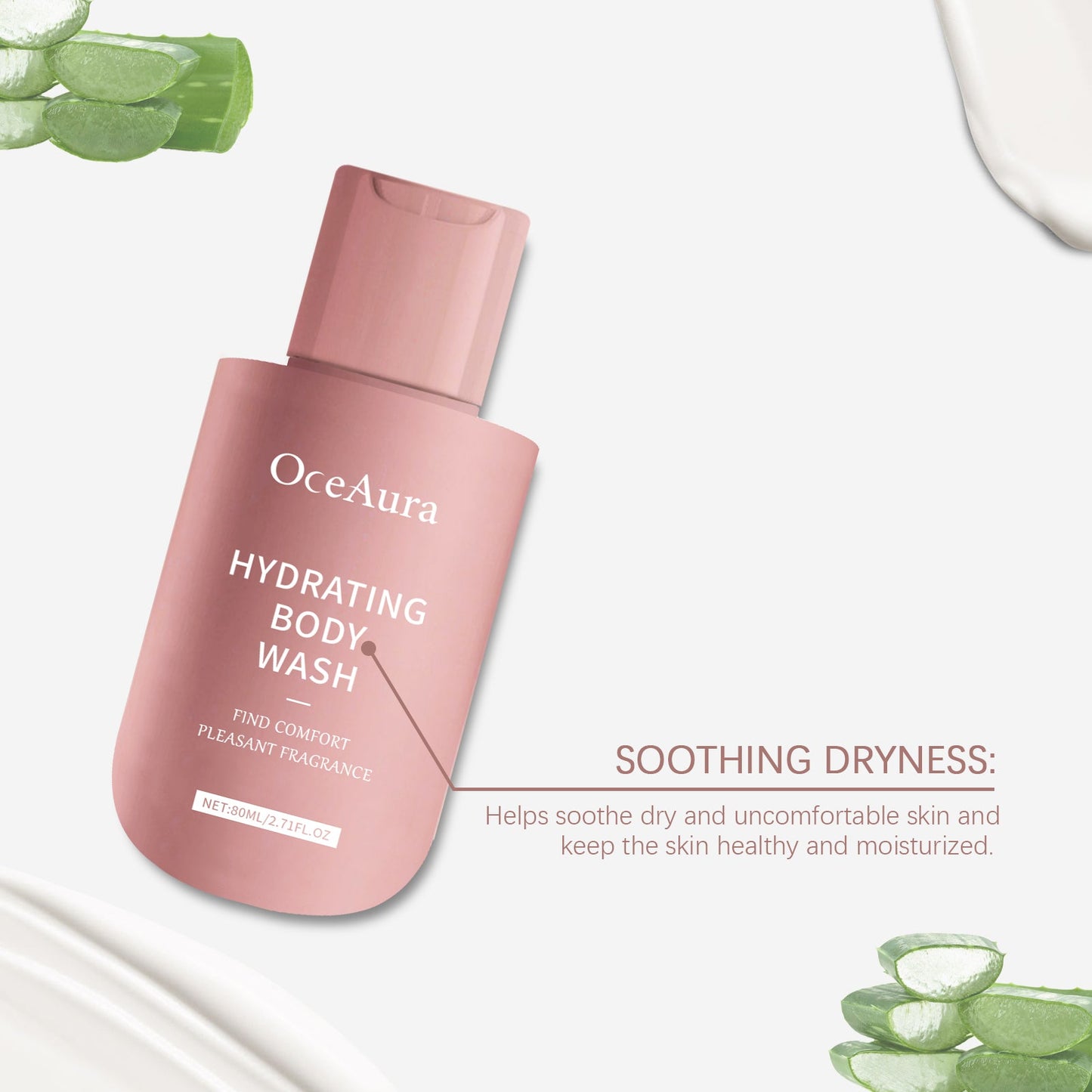 Oceaura Soothing Body Wash Shower Gel