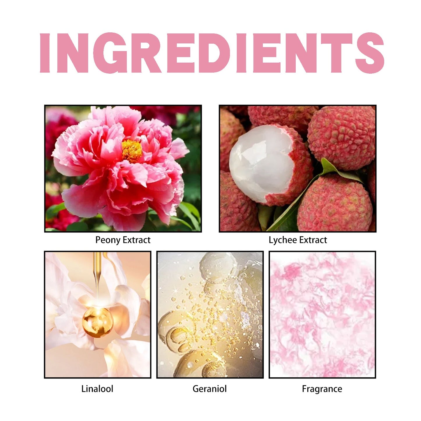 Peony Lychee Scent Perfume