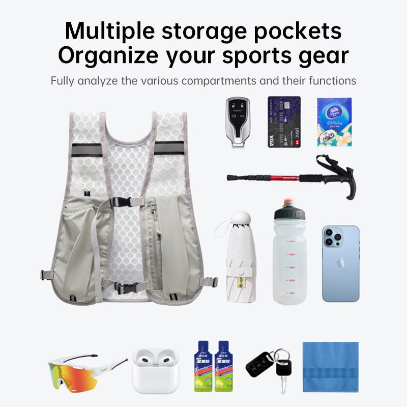 Cycling & Running Storage Vest