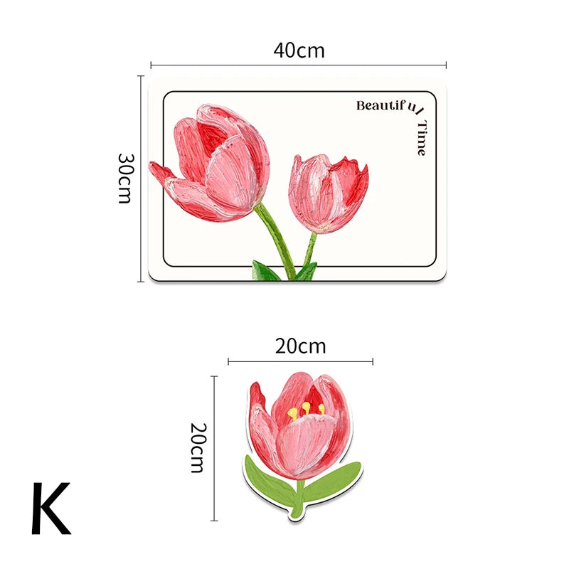 2pcs/set Nappa Leather Waterproof Oil-proof Table Mat