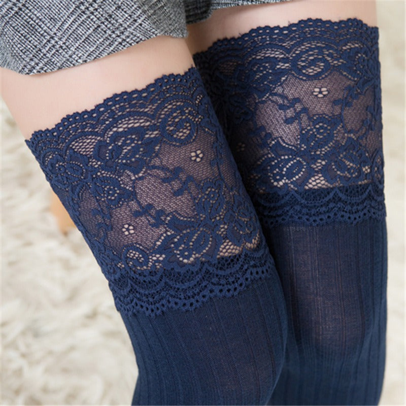 Lace Knee Socks