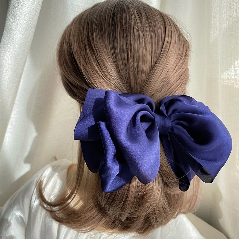 Velvet Bowknot Hair Clip