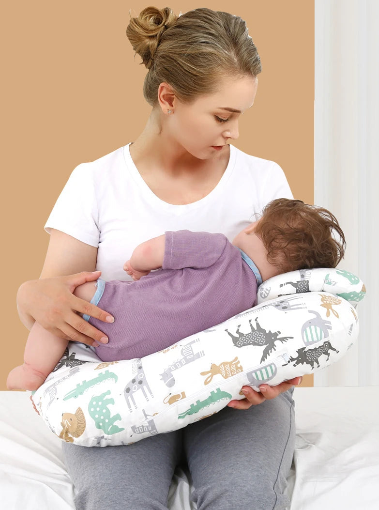 Multi functional baby feeding pillow