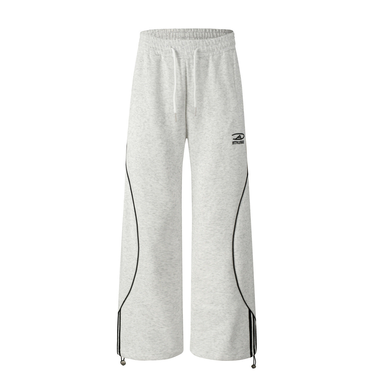 Retro sport loose drape wide leg pants