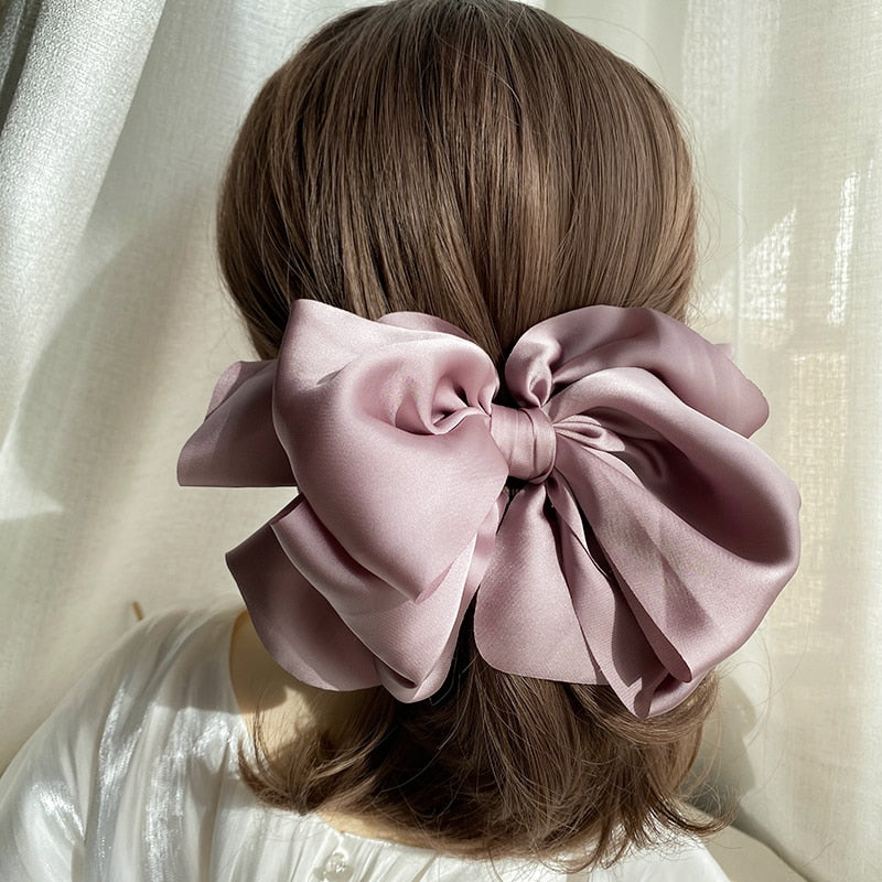 Velvet Bowknot Hair Clip
