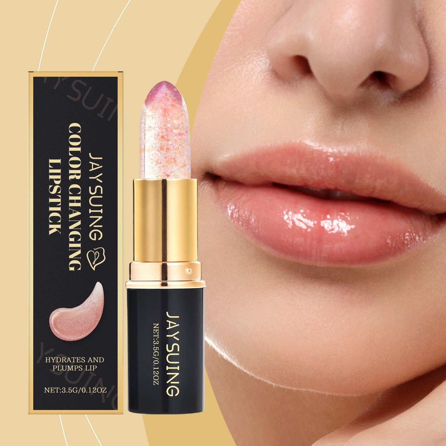 Jaysuing Sparkling Color-Changing Nourishing Lip Balm
